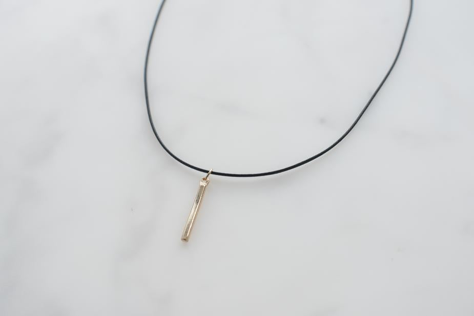 Choker with Gold Pendant - park-shop-1