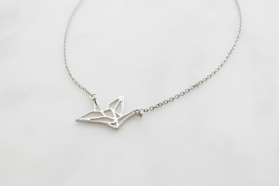 Origami Crane Necklace - park-shop-1
