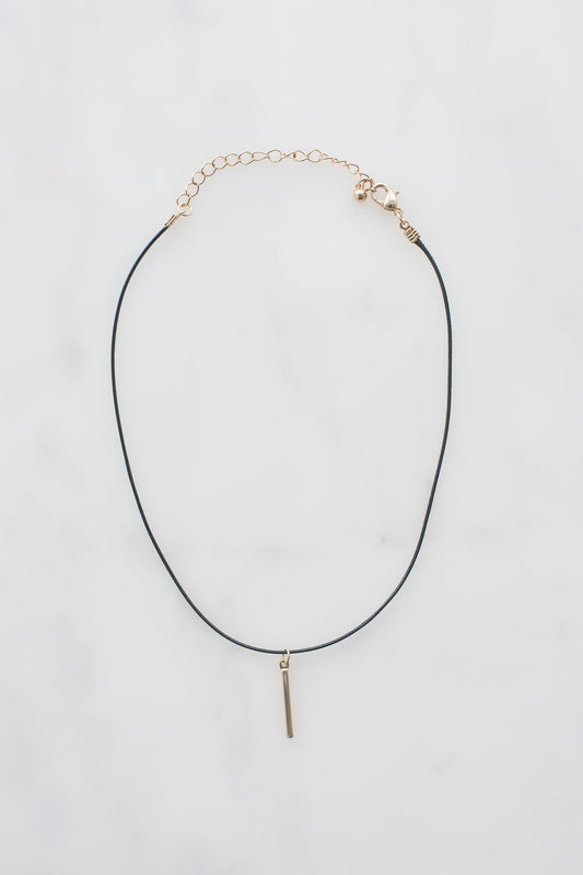 Choker with Gold Pendant - park-shop-1